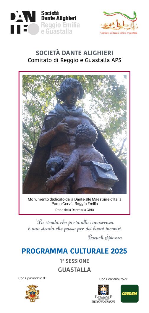 Programma Guastalla 2025 1ª sessione